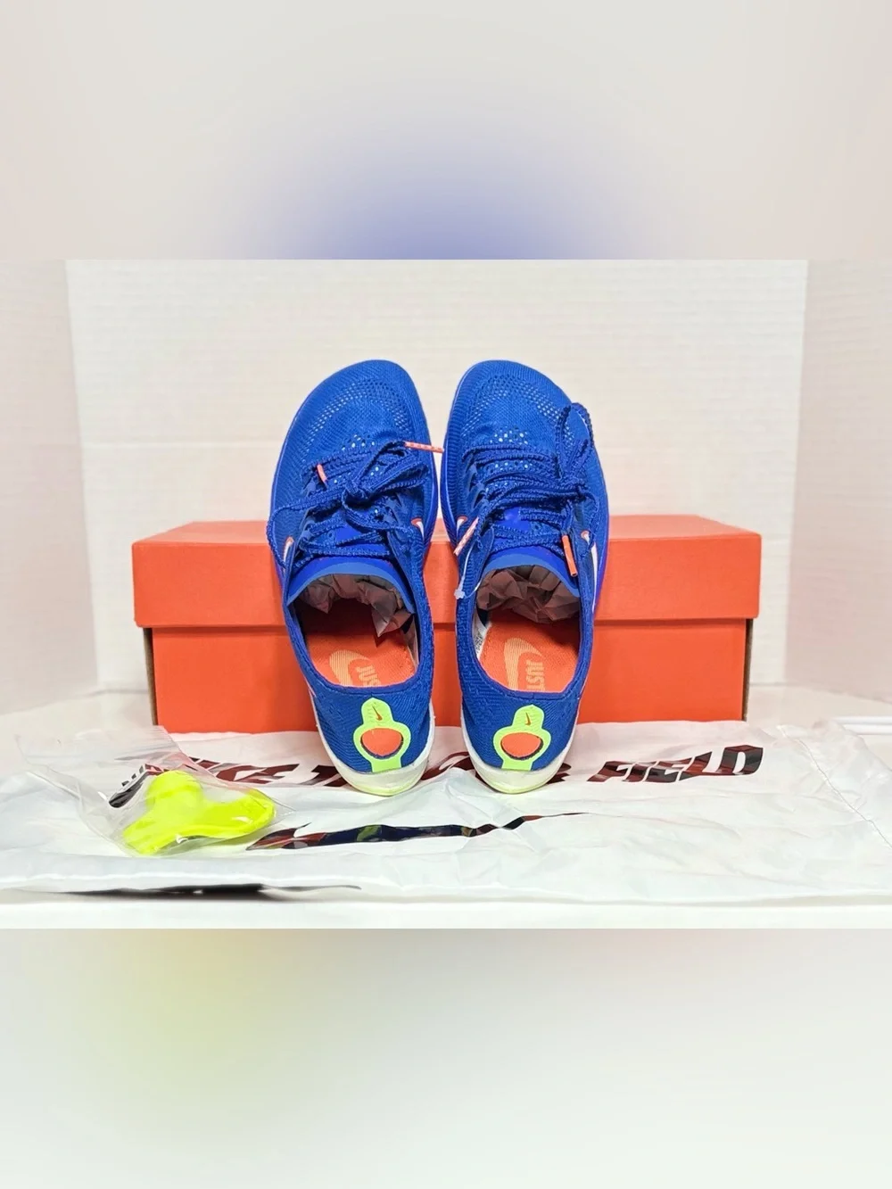 Nike ZoomX Dragonfly Track & Field Shoes running Spikes blue white CV0400-400